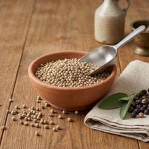 Pimienta blanca grano